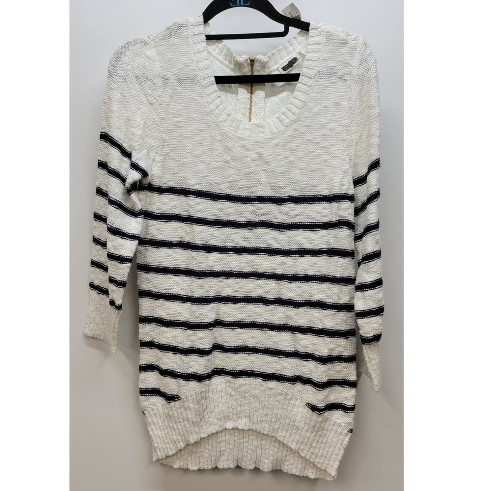 Cato Knit White and Black Sweater Small
